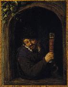 Adriaen van ostade Peasant at a Window oil painting